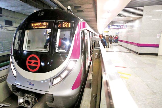 Tuyến tàu điện ngầm không người lái ở Ấn Độ