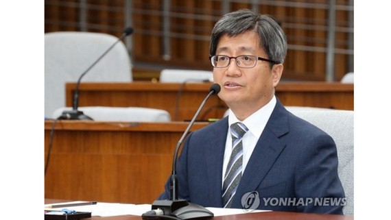 Chánh án Tòa án Tối cao được chỉ định Kim Meong-su. Nguồn: Yonhap