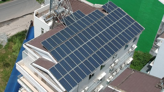 Nhà dân tại TPHCM sử dụng điện mặt trời áp mái