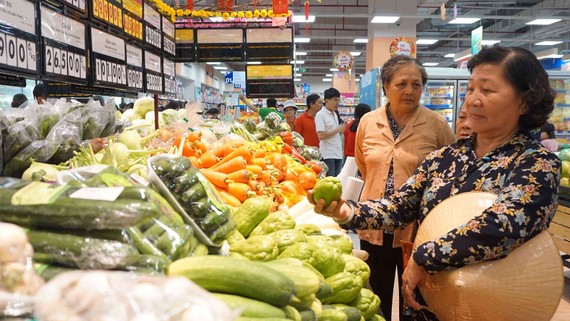 Tiêu thụ rau quả tại hệ thống của Saigon Co.op trên địa bàn TPHCM  đạt bình quân 1.100 tấn/tháng