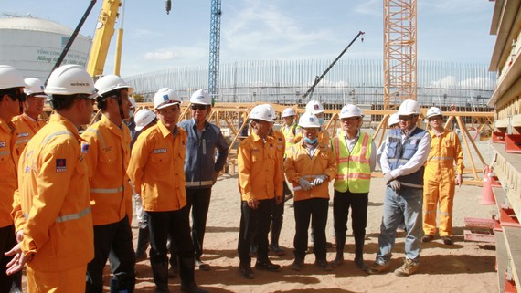 Tổng giám đốc PV Gas thăm dự án kho cảng LNG Thị Vải