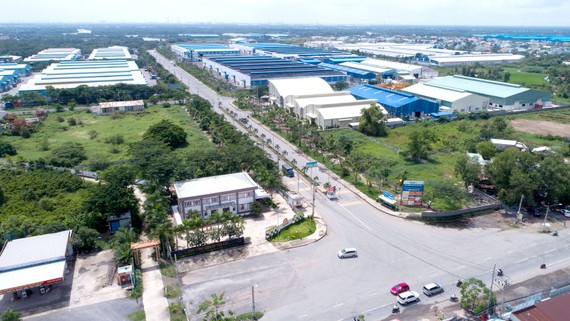 Khu công nghiệp Tân Kim ở huyện Cần Giuộc lấp đầy trên 87% diện tích