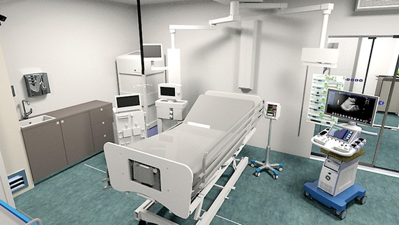 Siemens và Toutenkamion chế tạo buồng điều trị tích cực di động cho bệnh viện