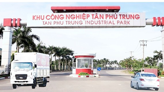 Một góc Khu công nghiệp Tân Phú Trung, huyện Củ Chi, TPHCM. Ảnh: Huy Phan