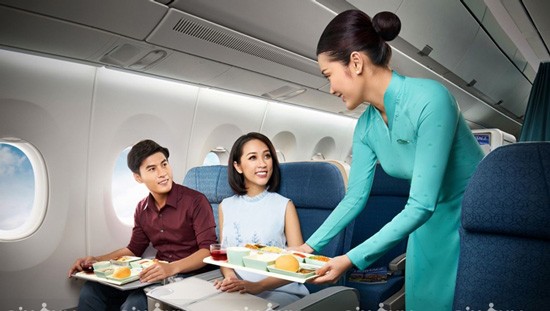 Vietnam Airlines tăng chu kỳ thay đổi suất ăn
