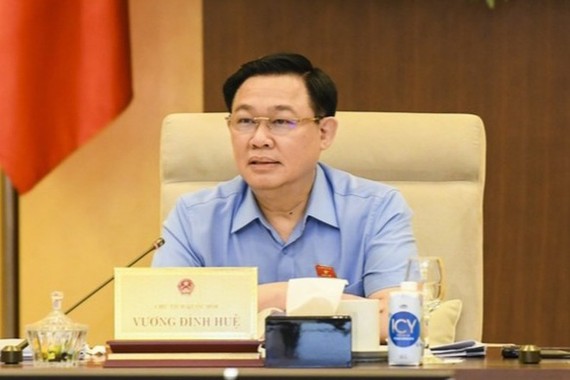 Chủ tịch Quốc hội Vương Đình Huệ.