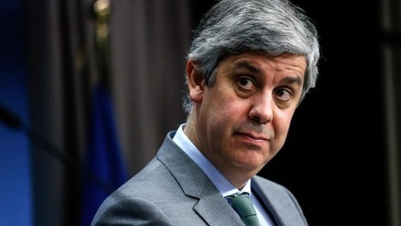 Chủ tịch nhóm các bộ trưởng tài chính Khu vực Eurozone Mario Centeno. (Nguồn: CNBC)