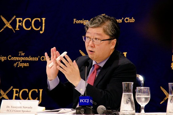  Nhà kinh tế trưởng Yasuyuki Sawada của Ngân hàng Phát triển Châu Á.  Ảnh: The Foreign Correspondents' Club of Japan