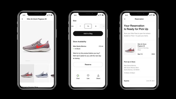 Nike đã cho ra mắt ứng dụng của riêng họ để thúc đẩy mua sắm trưc tuyến đồng thời tạo ra những buổi tập thể lực ngay tại nhà. Nguồn ảnh: Nike News