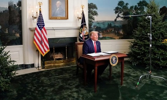 Ông Donald Trump tại Nhà Trắng vào ngày 26 tháng 11 năm 2020. Ảnh: Erin Scott / Reuters