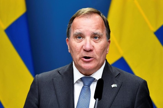Thủ tướng Thụy Điển Stefan Lofven. Ảnh: Reuters