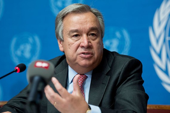 Tổng thư ký LHQ Antonio Guterres. Ảnh: UN