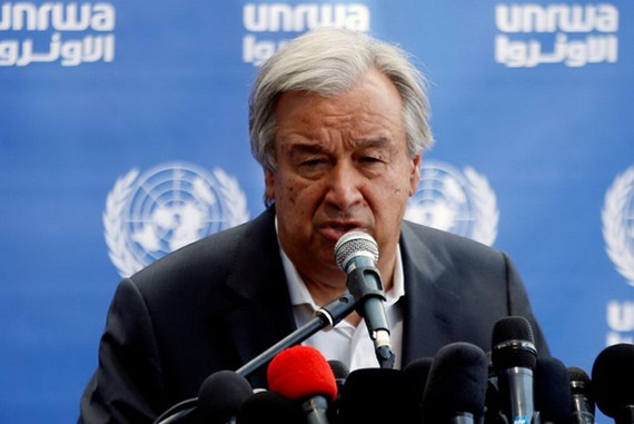 Tổng thư ký Liên Hiệp Quốc Antonio Guterres    ẢNH: REUTERS