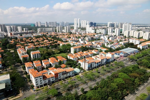 Một góc đô thị Nam Sài Gòn