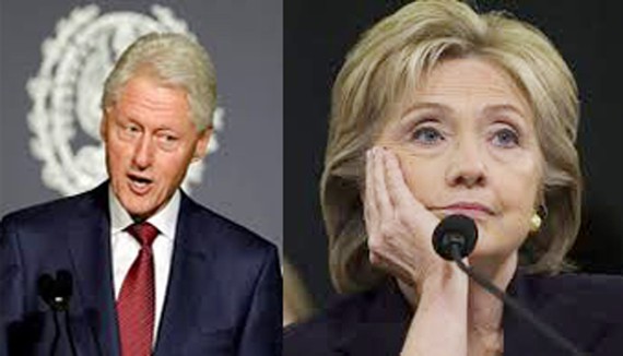 Vợ chồng cựu Tổng thống Mỹ Bill Clinton