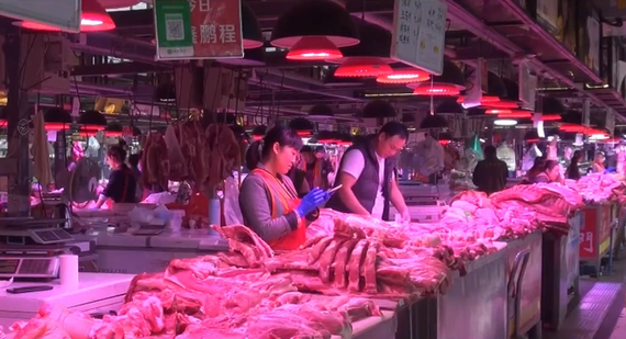 Giá thịt heo ở Trung Quốc đã tăng hơn gấp hai lần trong năm qua