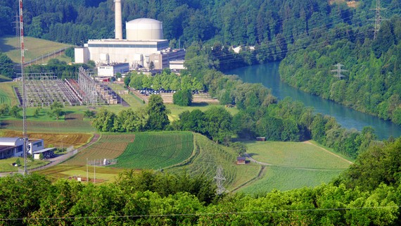 Nhà máy điện hạt nhân Muhleberg. Ảnh: Arup