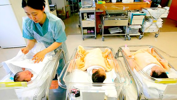  10 tháng đầu năm nay, tại Hàn Quốc số trẻ sơ sinh chào đời giảm 7,5% so với cùng kỳ năm trước