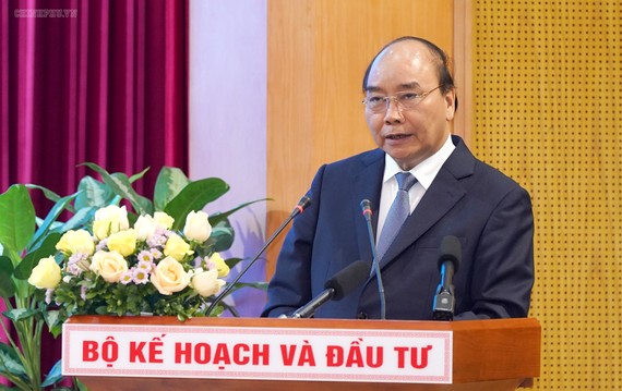 Thủ tướng Chính phủ Nguyễn Xuân Phúc phát biểu chỉ đạo tại Hội nghị. Ảnh: VGP