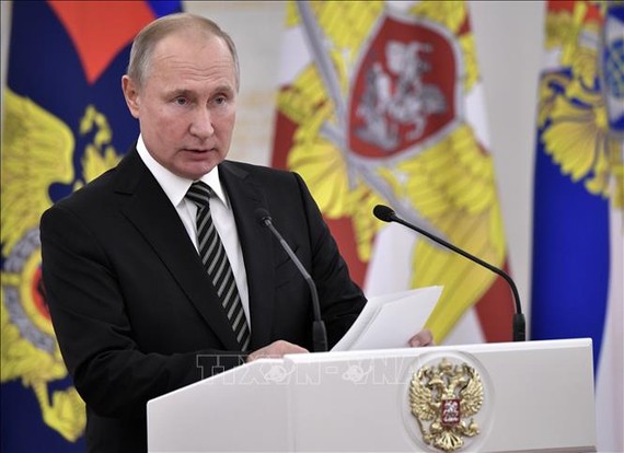 Tổng thống Nga Vladimir Putin. Tổng thống Nga Vladimir Putin. Ảnh: AFP/TTXVN
