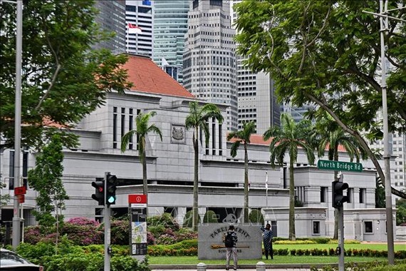 Tòa nhà Quốc hội Singapore tại thủ đô Singapore. Ảnh: AFP/TTXVN