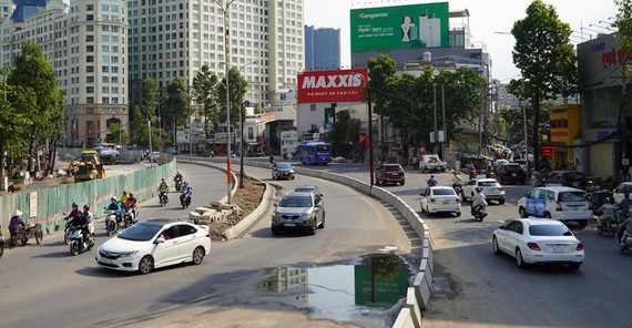Đường Nguyễn Hữu Cảnh sẽ được thông xe vào ngày 30-4 tới. Ảnh: VOV