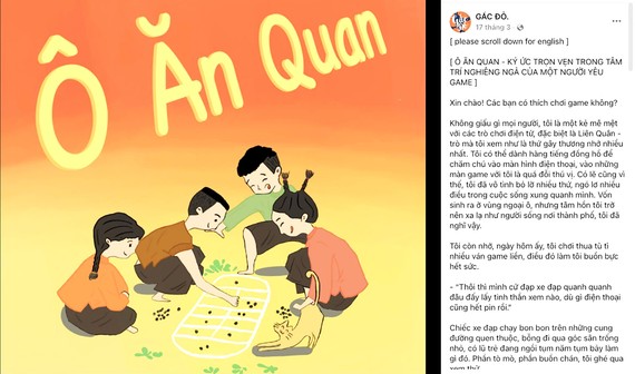 Bài viết chia sẻ về văn hóa Việt Nam và hình ảnh trên fanpage Gấc đỏ