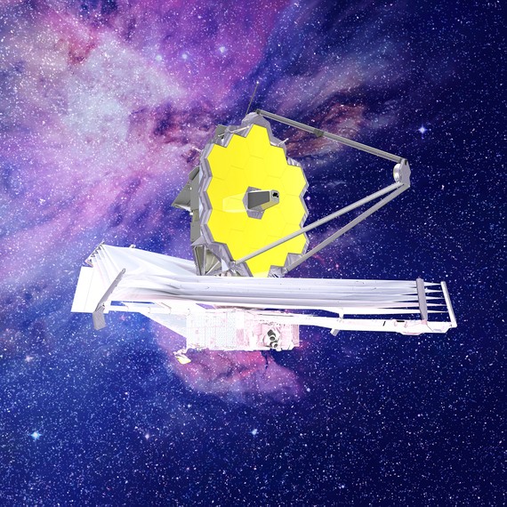 Hình ảnh mô phỏng JWST trong vũ trụ