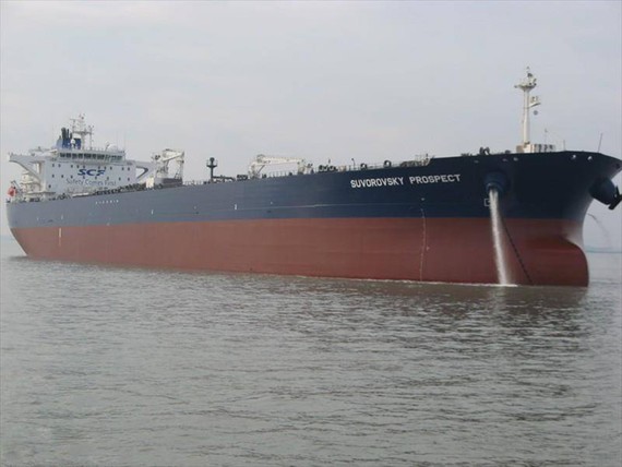 Tàu chở dầu Aframax Suvorovsky Prospect của Nga vừa cập cảng Matanzas (Cuba) 