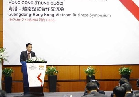 Deputy Foreign Minister Lê Hoài Trung at the event. — Photo VNA