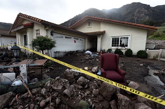 Mudslides demolished homes in southern California and killed at least 13 people. – AFP/VNA Photo