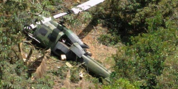 No survivors in Colombia military helicopter crash 