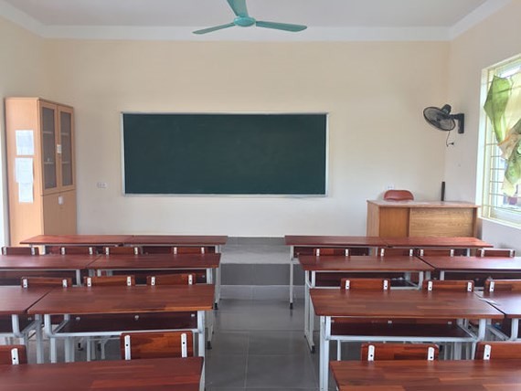 A classroom is built by Maritime Bank -Photo: SGGP