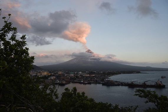 Mount Mayon in Albay province of the Philippines (Photo: AFP/VNA)