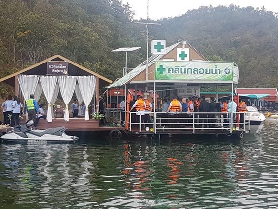 Thailand unveils first floating clinic