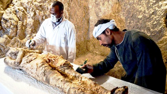 Phát hiện xác ướp Ai Cập 3.500 năm