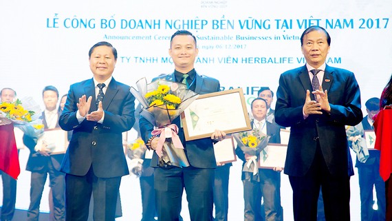 Vinh danh doanh nghiệp phát triển bền vững Việt Nam 2017