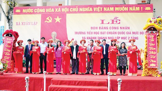 PVFCCo khánh thành khu Nhà trường Tiểu học Xuân Lập (Thanh Hóa)