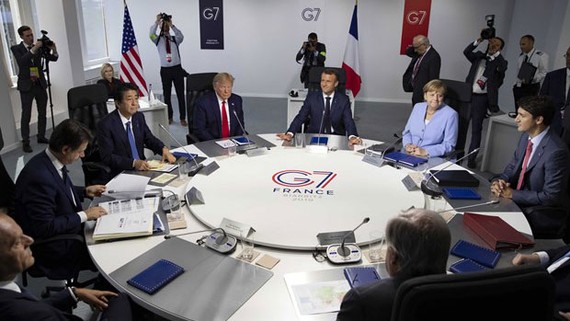 Một hội nghị của nhóm G7 hồi năm 2019. Ảnh: AP