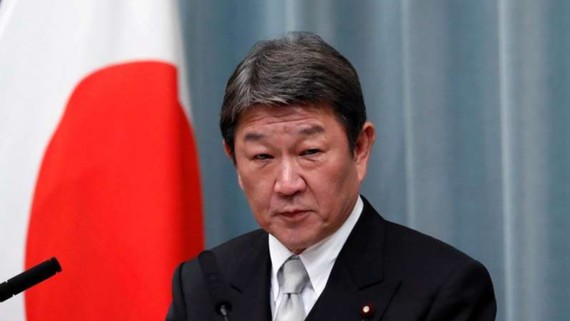 Ngoại trưởng Nhật Bản Toshimitsu Motegi. Nguồn: Reuters