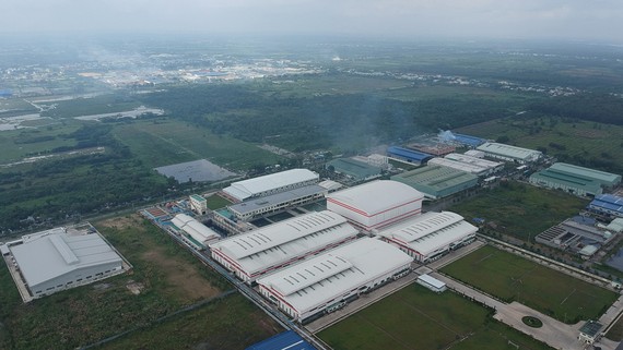 Khu công nghiệp Lê Minh Xuân tại huyện Bình Chánh, TPHCM. Ảnh: CAO THĂNG