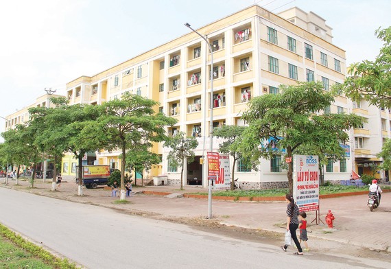 Nhà ở xã hội Đặng Xá (Gia Lâm), hình mẫu trong phát triển nhà ở xã hội của TP Hà Nội. Ảnh: VIẾT CHUNG