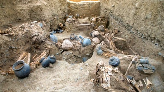 Phát hiện mộ tập thể cổ Colombia tại Peru