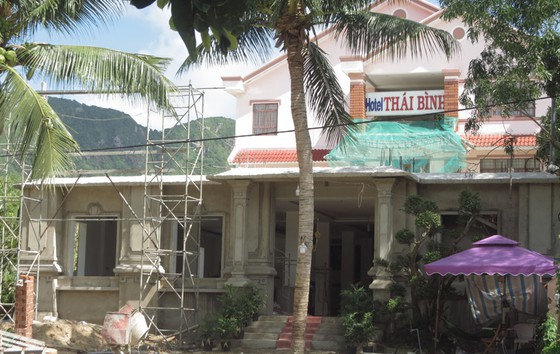 Khách sạn Thái Bình của gia đình ông Hòa ở trung tâm huyện Côn Đảo