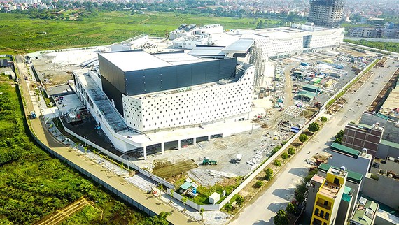 Tiến độ dự án Aeon Mall Hà Đông: Hoàn thiện hạng mục quan trọng Big Canopy