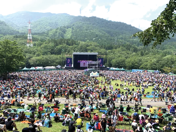 Quang cảnh tại Fuji Rock Festival năm 2019