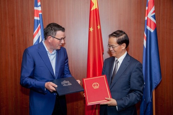Trung Quốc đình chỉ đối thoại kinh tế với Australia. Ảnh: SCMP