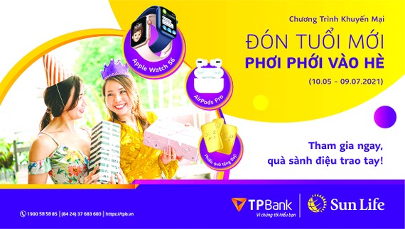 Sun Life Việt Nam triển khai chương trình khuyến mại “Đón tuổi mới, phơi phới vào hè”