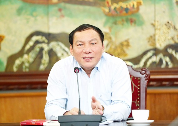 Bộ trưởng Bộ VH-TT-DL  Nguyễn Văn Hùng. Ảnh: MAI AN
