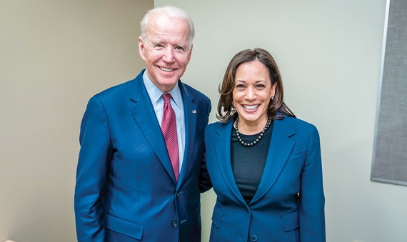 Ông Biden và bà Harris.